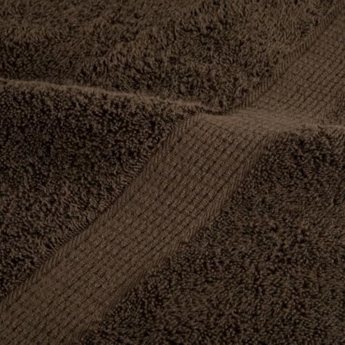 UJCHVHN Home Garden, Premium-Badetücher, SOLUND 100 x 150 cm, 600 g/m², Braun, 10 Stück – Bild 8