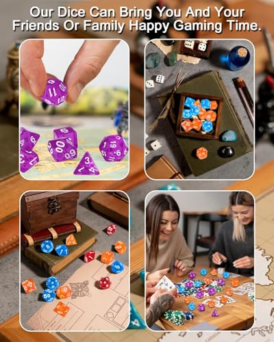 Würfel d10,Transparent Polyhedral Dice 10 Pack Blau 10 Seitige Würfel für DND MTG RPG Dungeons und Dragons Party Familiy Gathering Table Games 22mm