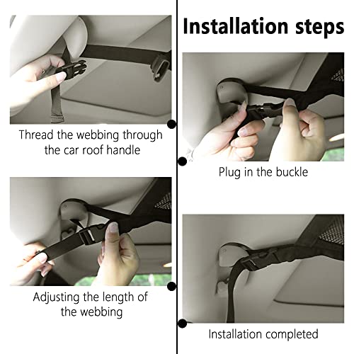 31X21 Double Layer Car Ceiling Cargo Net With Zip Seals,Adjustable+Large Capacity Car Organizers And Storage Won't Sagging Car Ceiling Cargo Netting For Long Road Trip Travel Camping #TOP5