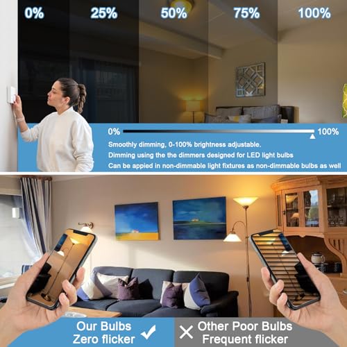 Image of R7S LED Bulb Dimmable,120V 100W 78mm T3 J Type Halogen Bulb Equivalent,Long Lasting Double Ended Floodlight Bulbs for Work,Security,Landscape Lights,Floor Lamps,Warm White 3000K,2 Pack