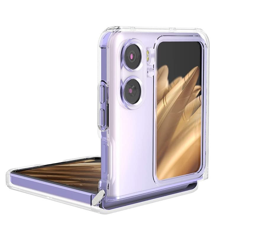 ELICA Fusion Bumper Transparent Silicon Case (Drop Protection) Back Cover for Oppo Find N2 Flip 6.8″ ELICA Fusion Bumper Transparent Silicon Case (Drop Protection) Back Cover for Oppo Find N2 Flip 6.8″