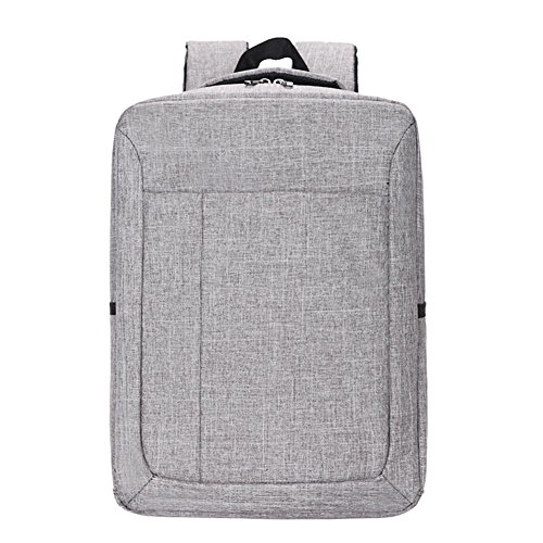 Domybest - Mochila de viaje para hombre, perfecta para llevar el ordenador portátil o ir a clase gris