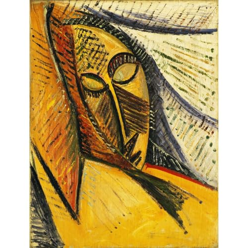 Impression giclée Pablo Picasso Tête de femme endormie décoration murale 76x101
