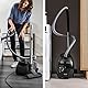 Siemens Staubsauger mit Beutel synchropower VS06B112A, Bodenstaubsauger, Hygiene-Filter, Bodendüse für Parkett, Teppich, Fliesen, starke Saugleistung, langes Kabel, Fugendüse, 700 W, schwarz