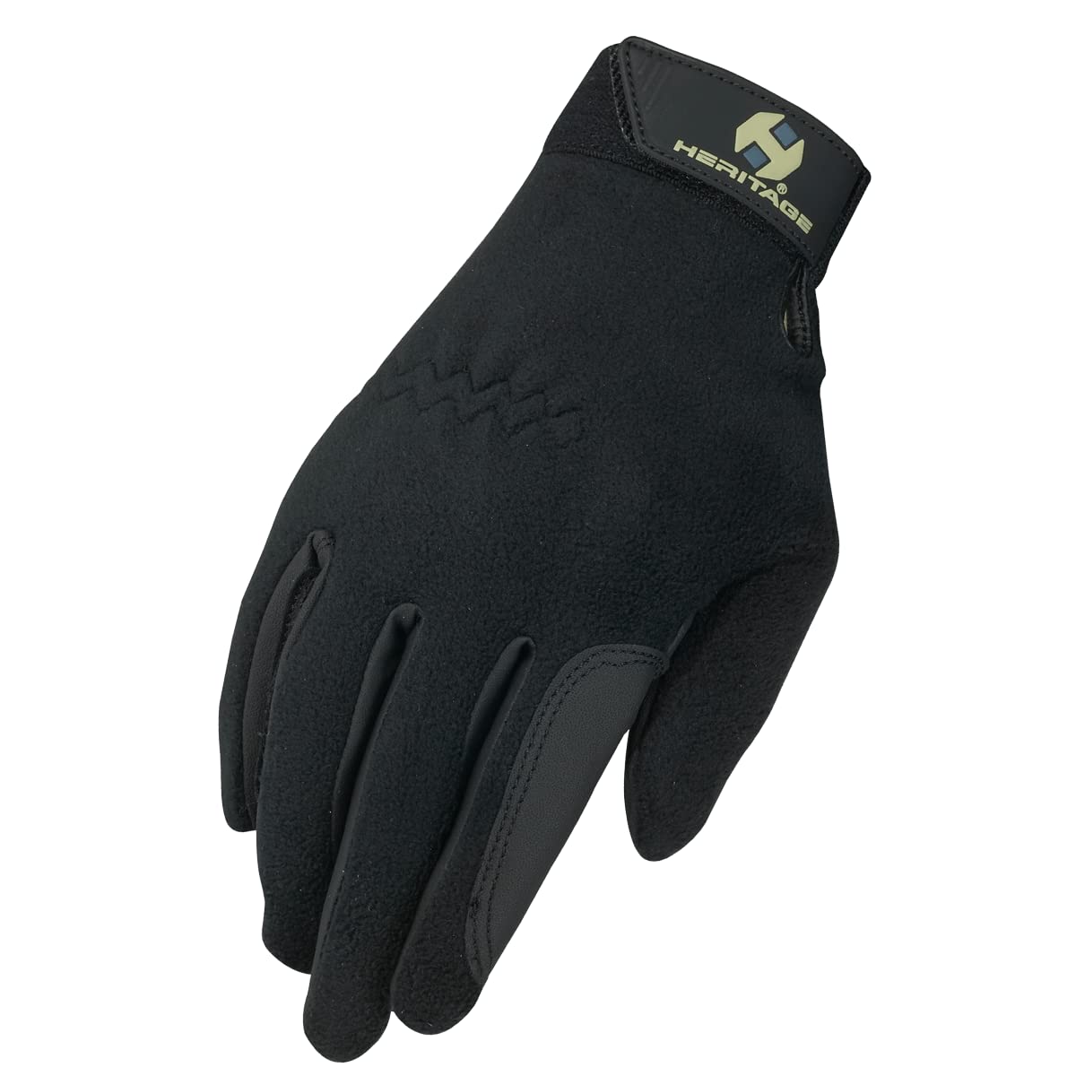 Heritage Performance Gloves, Performance Fleece Glove, Size 4, Black