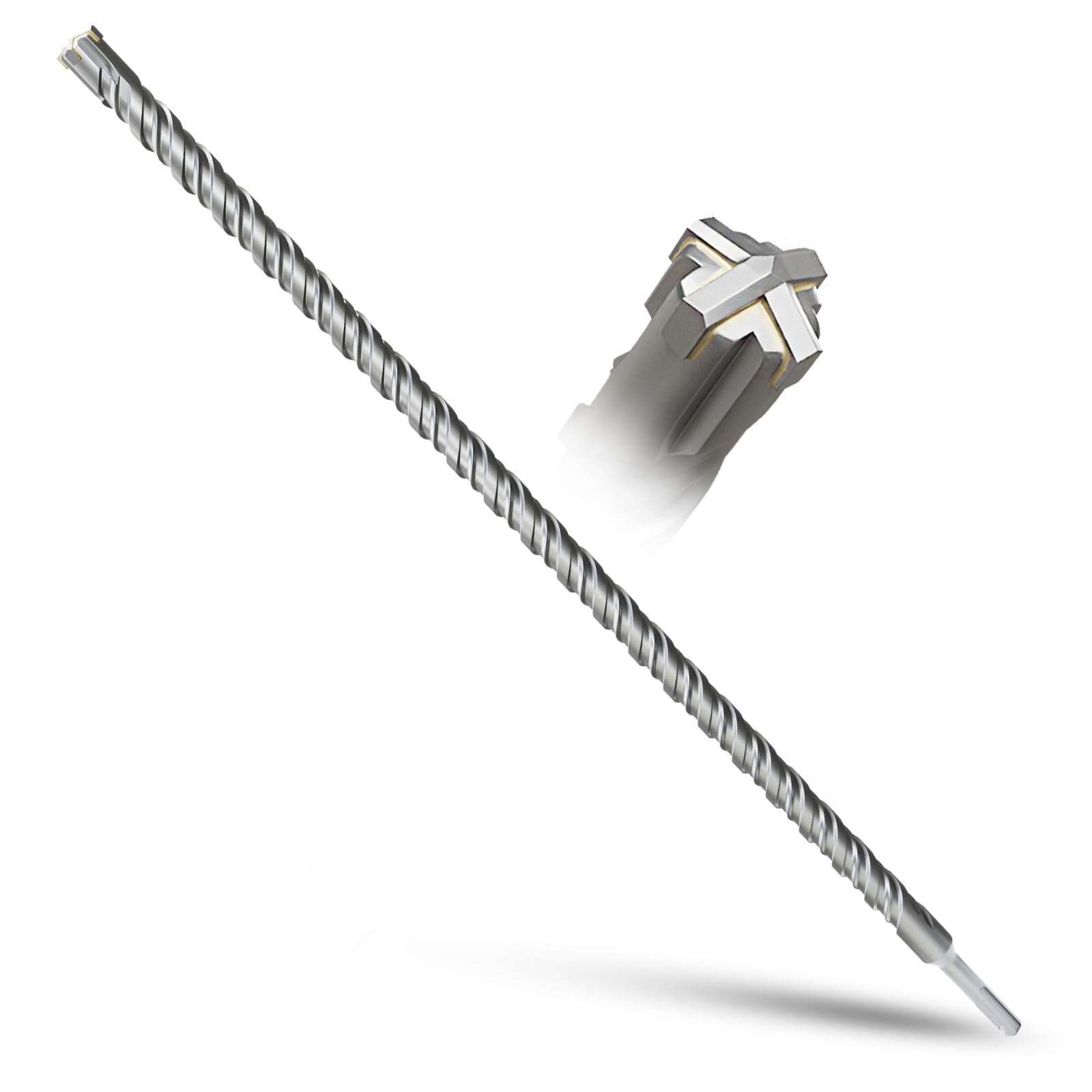 METOTY SDS Plus Bohrer 20mm×600mm，Steinbohrer,Hammerbohrer,Betonbohrer,Für Stein,Beton,Naturstein,Ziegelmauer