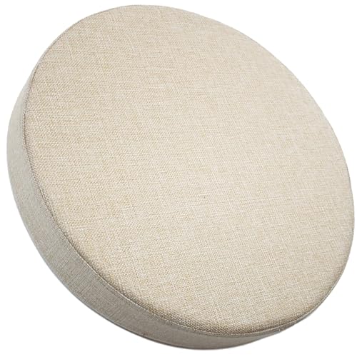 uyeoco Coussins de Chaise/Tabouret Ronds, 30/35/40/45/50/55/60CM, Coussin Rond pour Siège, Galette De Chaise Antidérapants pour Manger, Jardin, Maison,...