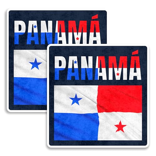 Imán decorativo bandera Panamá 4 pulgadas pack 2