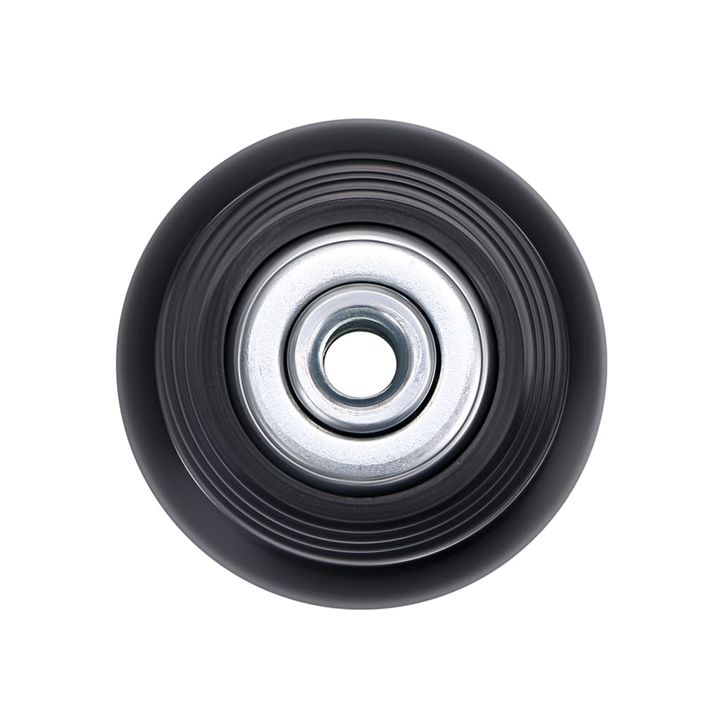 Pizsieat Rubberen wielen 40 mm x 18 mm – 4 stuks met schroeven en sleutel