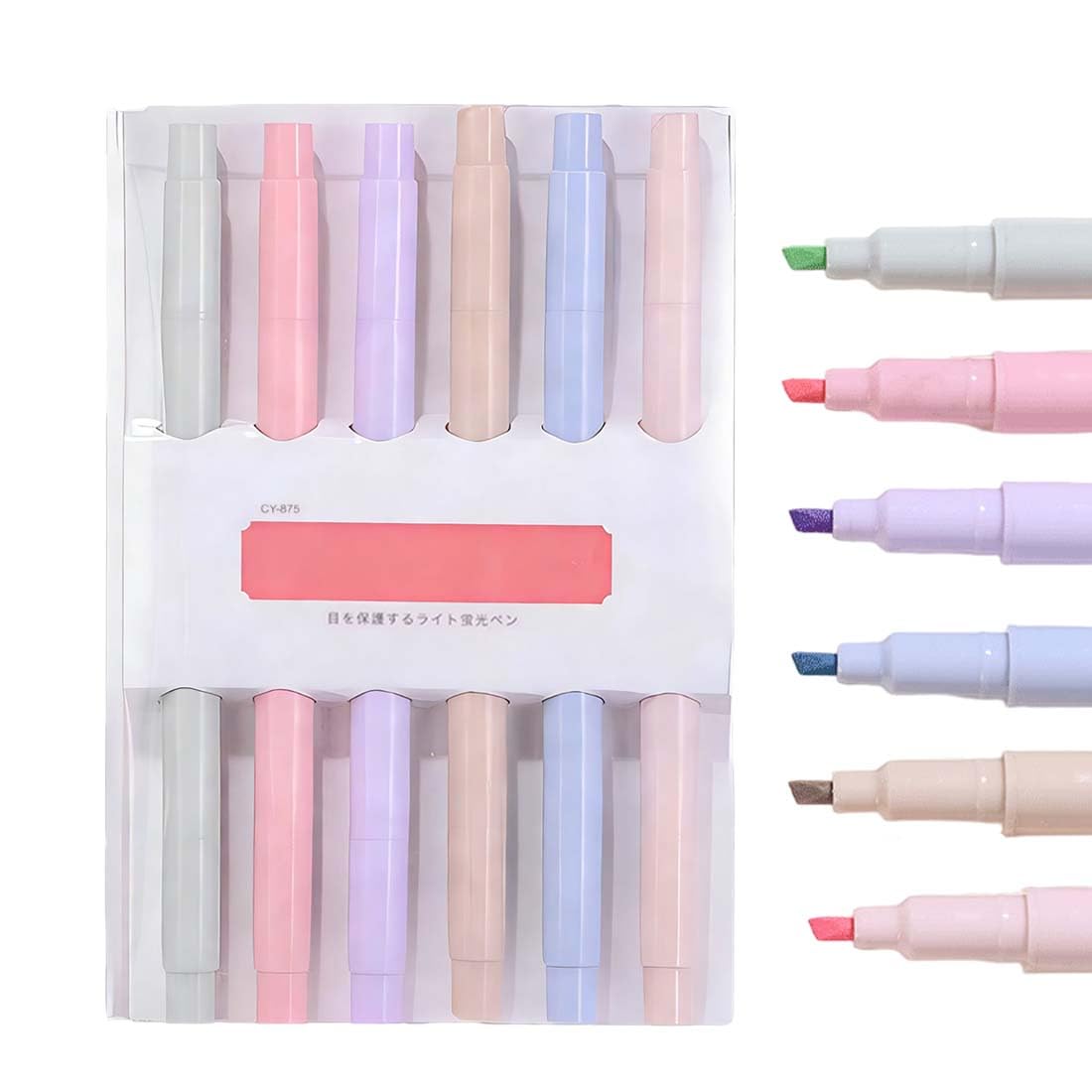 IEBTWN Bibel Highlighter 6er Set 6 Farben Textmarker für Bibel