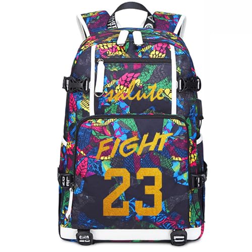Basketball Player 23 Multifunction Backpack Travel Daypacks Fans Laptop Bag For Men Wome