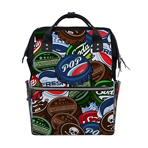 Sac multifonction maman 40 cm grand sac à dos gym voyage imprimé coloré