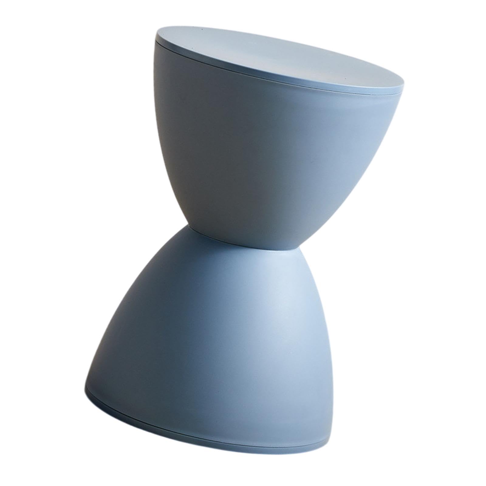 Repose-pieds gris-bleu polyvalent, tabouret de salon confortable et siège de salle de jeux