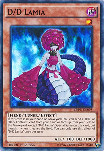 Yu-Gi-Oh - D/D Lamia - SDPD-EN005 - Super Rare - 1st Edition