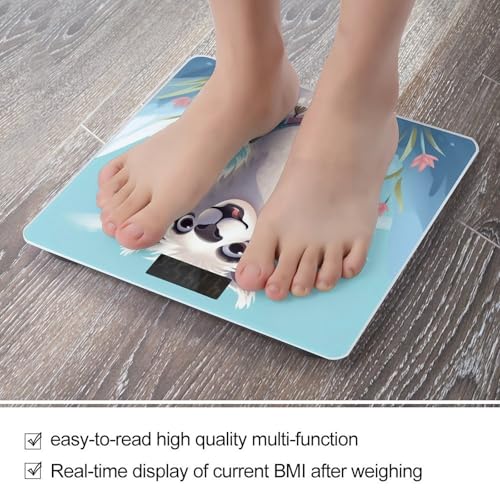 Báscula digital de baño con pantalla LCD y capacidad 400 lb miniatura 5