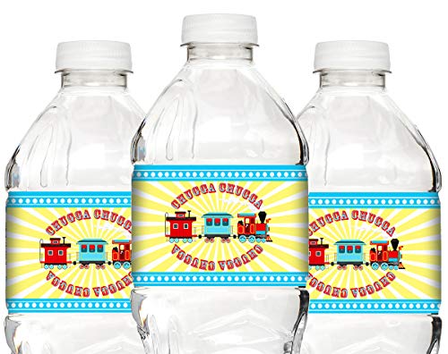 Wine Bottle Labels Pack of 30 Chardonnay Blue Shield with Bouquet in Vase Design Self-Adhesive Peelable