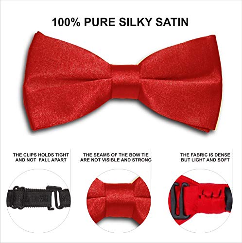 Image of Tuxedo Neck bow tie for Infants,Kids,Toddlers, Boys,Men - Hand sewn & Handcrafted