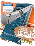 CRAFTUS Präziser Papierschneider A4 Kapazität bis zu 8 Blatt Papier 80g/m²