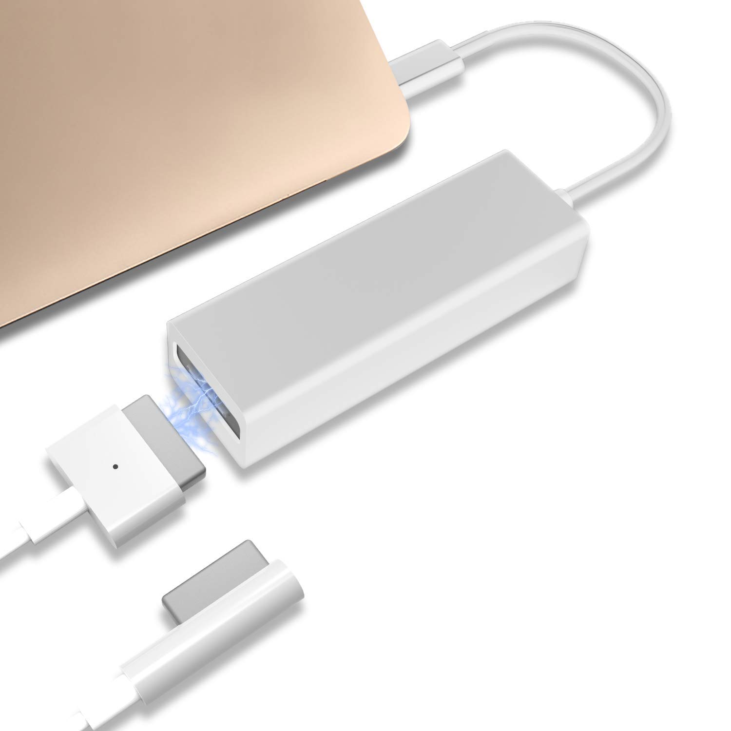 WISTAR Mag-Safe to USB C Adapter, USB C to Mag-Safe 1 & 2 Charging Connector Adapter Compatible for iPhone 15, M1/M2 MacBook, MacBook Air, MacBook Pro 13'', iPad with USB Type-C-image-45