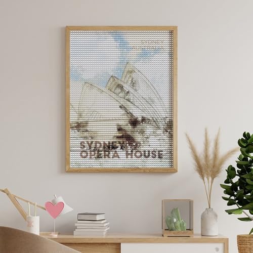 Loisir créatif adulte kit peinture diamant Opéra de Sydney complet sans stress