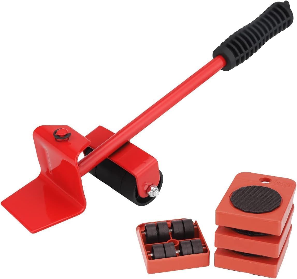 PRIVANSH® Furniture Mover Kit - 3.9"x3.15" Sliders with 360-Degree Rotatable Pads, Heavy-Duty Furniture Pads for Easy Redesign and Rearrangement | Max Load 150KG/331LBS (Set of 4) (B0CSYZD2VZ) Amazon Price History, Amazon Price Tracker