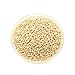 Dark Beige Ceylon Miyuki Japanese Round rocailles Glass Seed Beads 11/0 Approximately 24 Gram 5 inch Tube