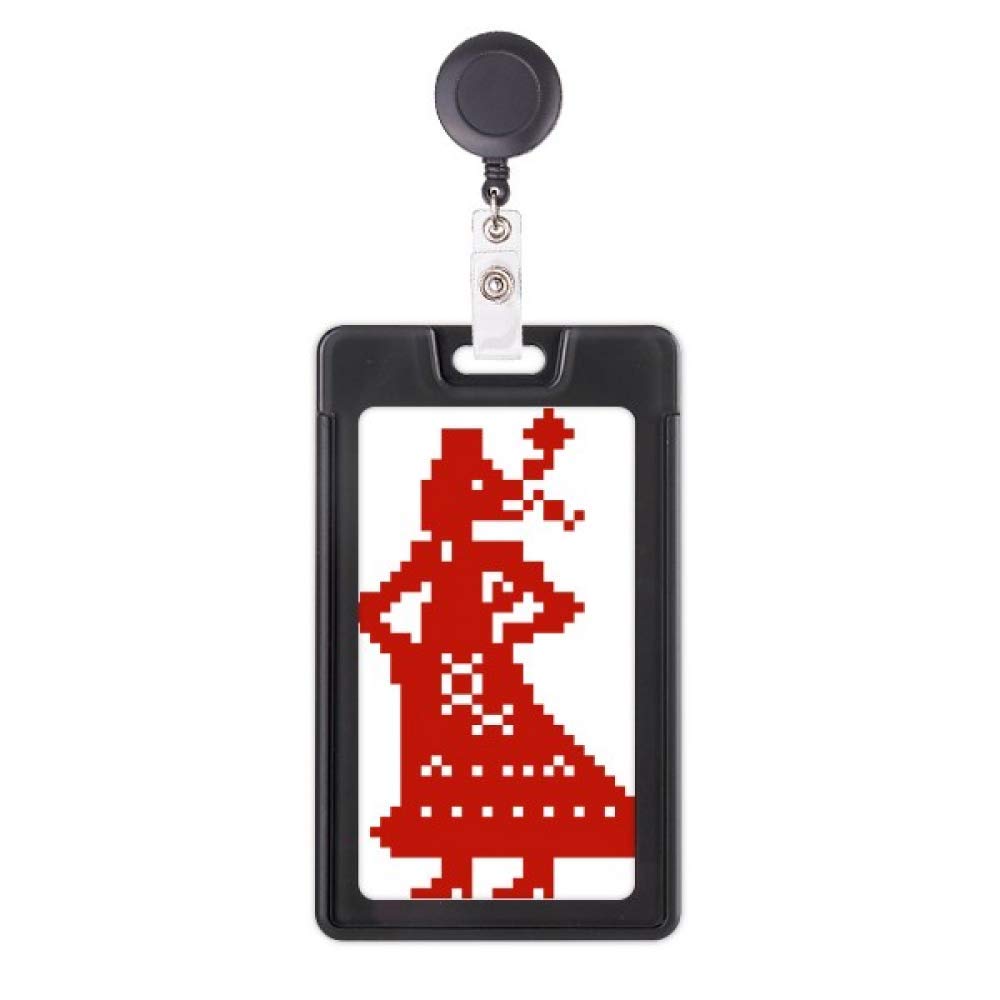 Porte-badge rétractable Russie robuste avec cordon enrouleur fluide - 5