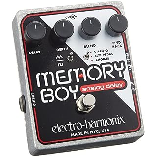 Electro Harmonix Memory Boy Pédale pour Guitare électrique Argent - Les Beatles, Paul McCartney, John Lennon, RIngo Starr, George Harrison Electro Harmonix Memory Boy Pédale pour Guitare électrique Argent – Image 2