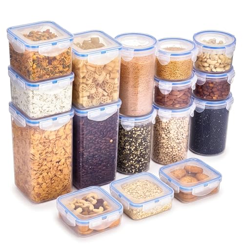 Amazon Brand - Solimo Plastic Storage Jar & Container Set | Airti...