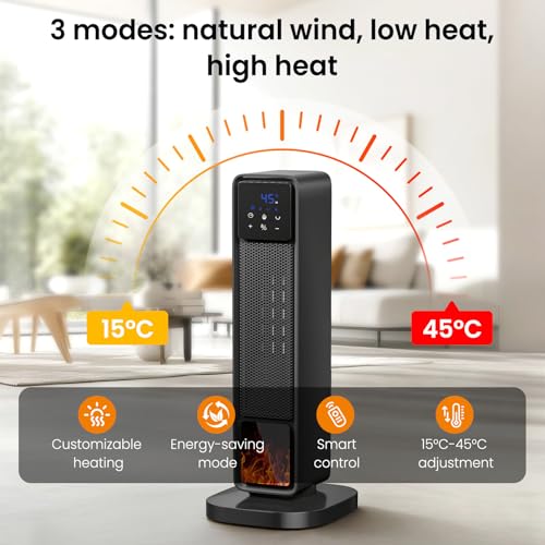 Chauffage d'appoint contre le froid radiateur électrique avec protection multiple - 6
