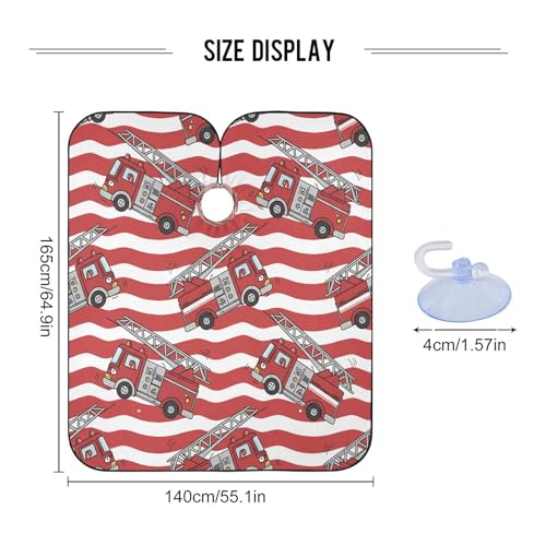 Capa de barbería impermeable para hombres miniatura 3