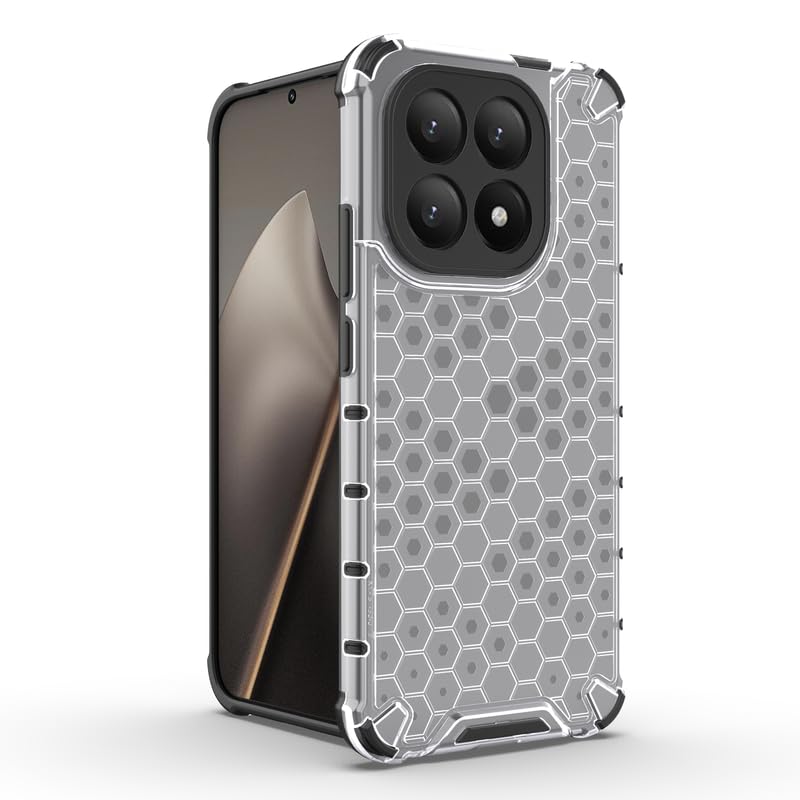 Image of Plastic Bumper Back Case Cover for Xiaomi 15T / Mi 15T 5G (Transparent)