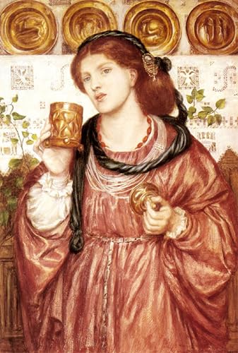 Tableaux Moderne Toile Décor Rossetti pour une chambre romantique