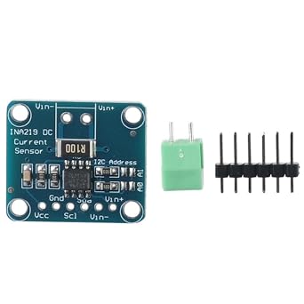 2Pcs INA219 I2C Interface, Bi-Directional DC Sensor, DIY Current Power Supply, Breakout Board Module Kit for Arduino Raspberry Pi, Blue