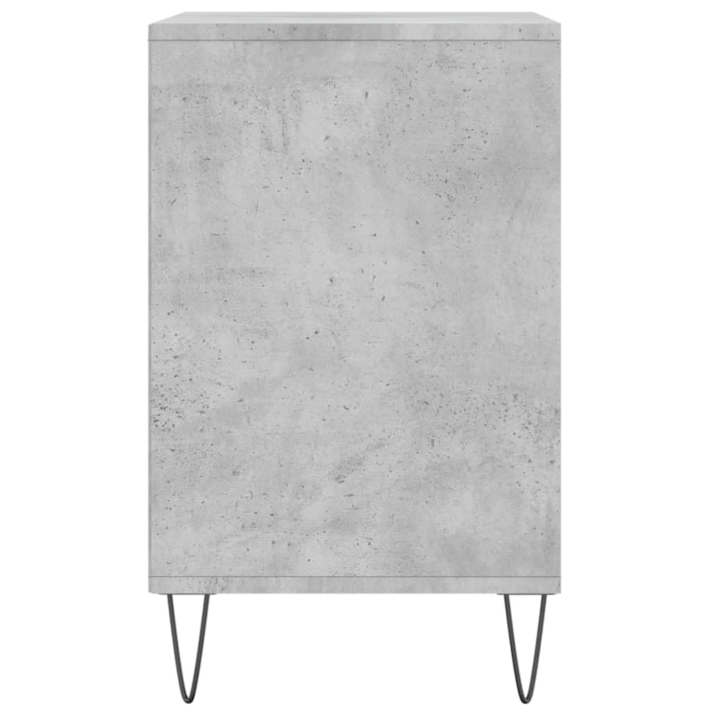 Armoire à chaussures gris béton 102 x 36 x 60 cm en bois et