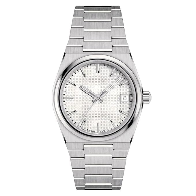 Image of Mister Empire Analog Wrist Watch for Men, Stainless Steel, Black /White Dial, DRM PE-11