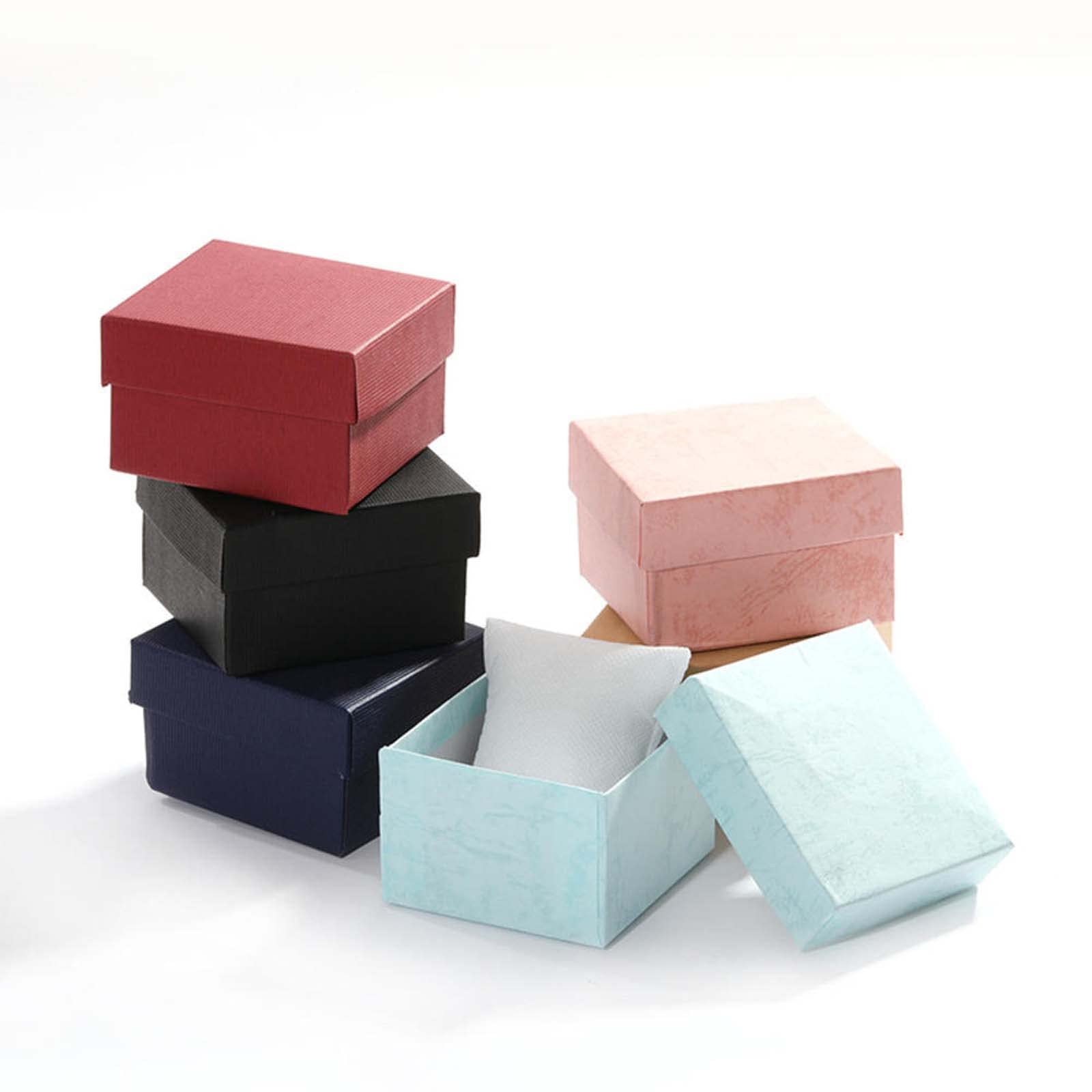 ZHUYIYI 5 Pcs Watch Box, Portable Watches Storage Case with Small Pillow, Modern Watch Display Holder, Watch Bag & Accessory Organizer, Women Girls Showcase Gifts Box, Bracelet Organizer Case