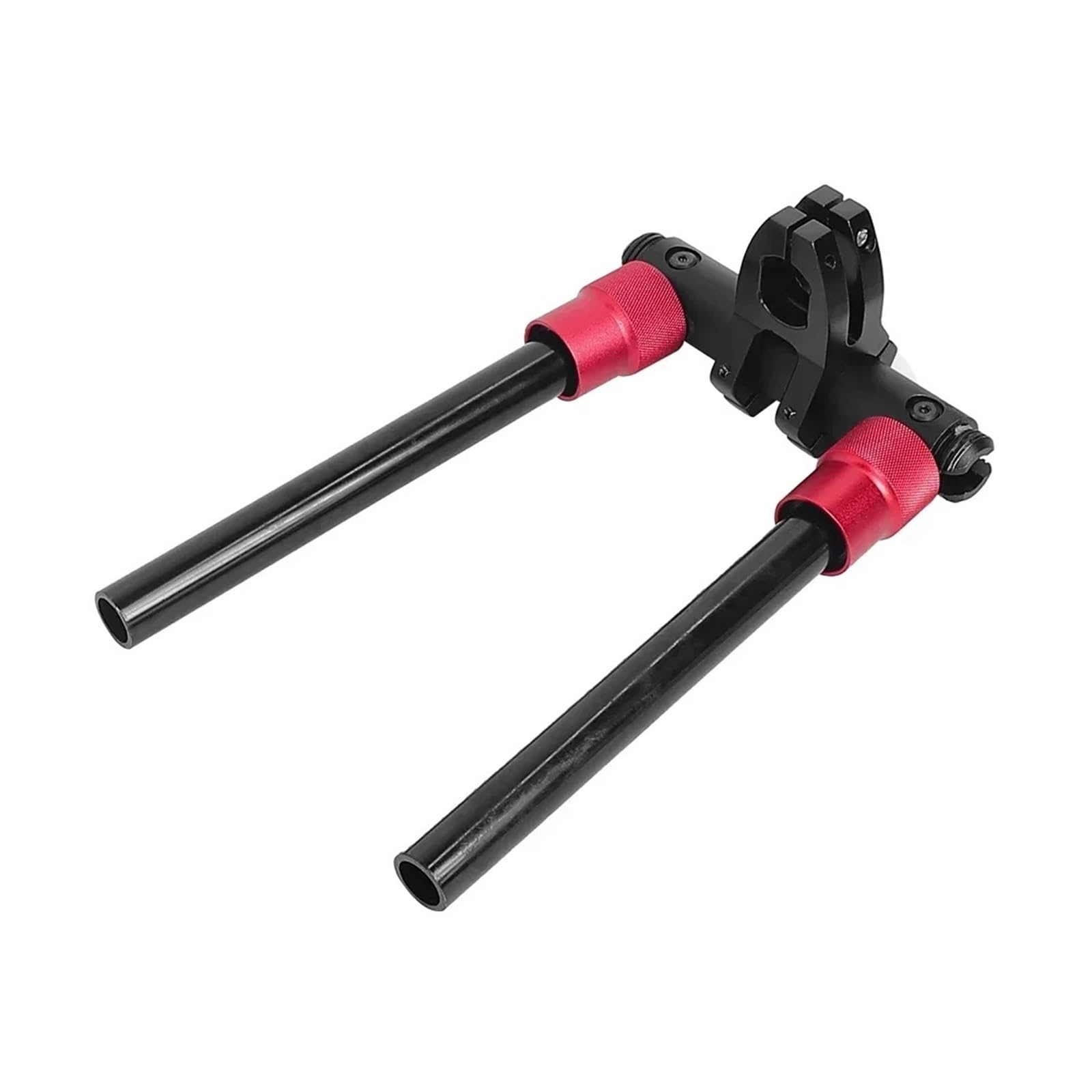 Kit de poignée Avant Pliante, Compatible avec la Boucle de Barre de poignée Pliante de Scooter électrique KUGOO M4, Accessoires de Remplacement Assortis(Black Red kit)