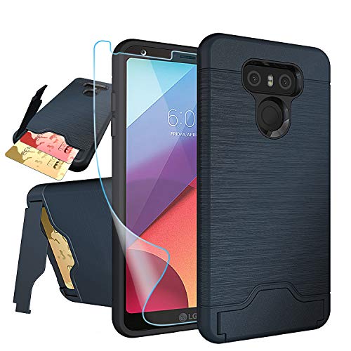LG G6 Case,LG G6+ Plus Case with HD Screen Protector,NiuBox [Card Slot Wallet]