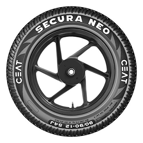 Image of Ceat Secura Neo 90 /90 -12 54J Tube-Type Scooter Tyre, Front or Rear (Home Delivery)