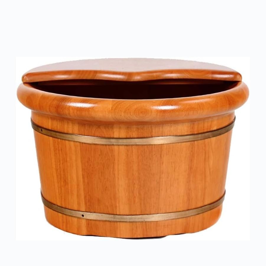 Cubo de Madera para Spa de Pies y Sauna