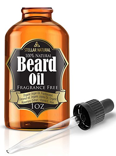 Beard Oil and Conditioner, Pure and Natural Unscented for Groomed...