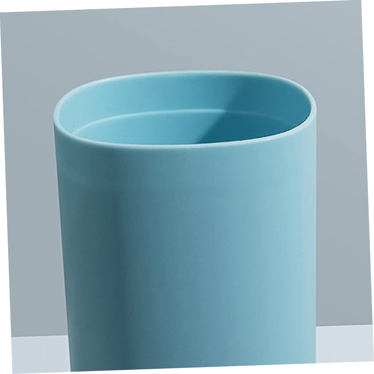 TOPBATHY 3pezzi Accessori da Bagno Porta Spazzolino e Dentifricio Contenitore Multifunzionale Blu per Viaggi Tazza per Lavarsi Denti e Conservazione Igienica