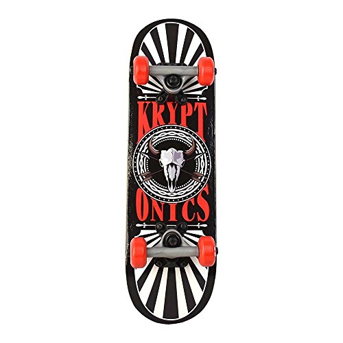 Kryptonics 55,9 cm Locker Planche à Rayons 'Tête de Mort' Skateboard