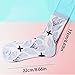 NOIAFZY 5 Pairs Cartoon Flower Pattern Knitted Crew Socks Comfy Breathable Soft Outdoor Socks
