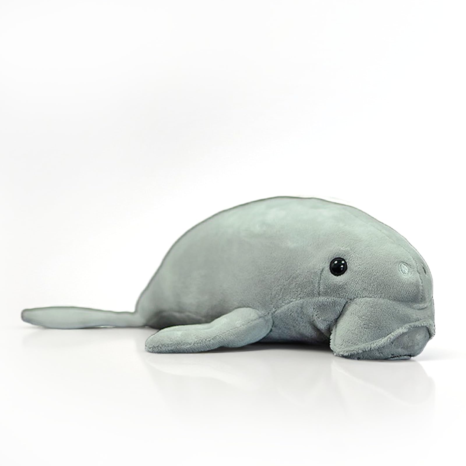 PuffPurrs Lifelike Dugong Plush Toy, Realistic Marine Herbivore Teddy Stuffed Animal, Cute Ocean Animal Unique Pillow Toy Gift, 36CM/14 Inch