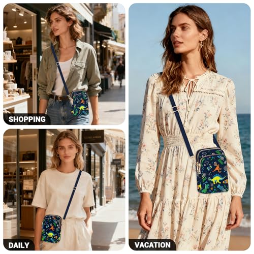 Image of YINHEXI Small Crossbody Bags for Women, Mini Cell Phone Wallet Purse, Shoulder Bag for Women and Men