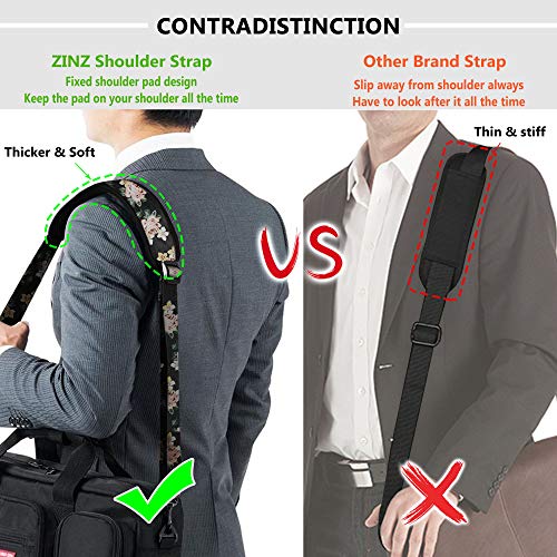 Image of ZINZ Bag Shoulder Strap, Padded Adjustable Shoulder Strap Replacement