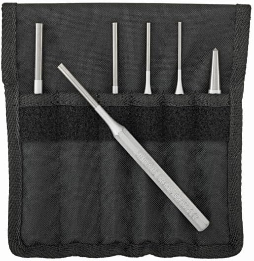 STAHLWILLE 105-108/6T Stabilay Set of 6, Parallel Ping Punch Set, Storage Case Included
