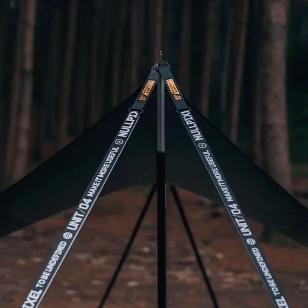 NULL PIXEL × UNIT/04 W3.8 ROPE 2本セット NULLPIXEL W3.8 ROPE BLACK